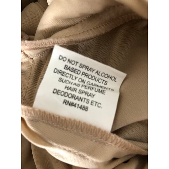 Mac Duggal 93831 Dress Bead Sequin Embellished Strapless Midi Column Nude NWT 2 - Picture 10 of 11